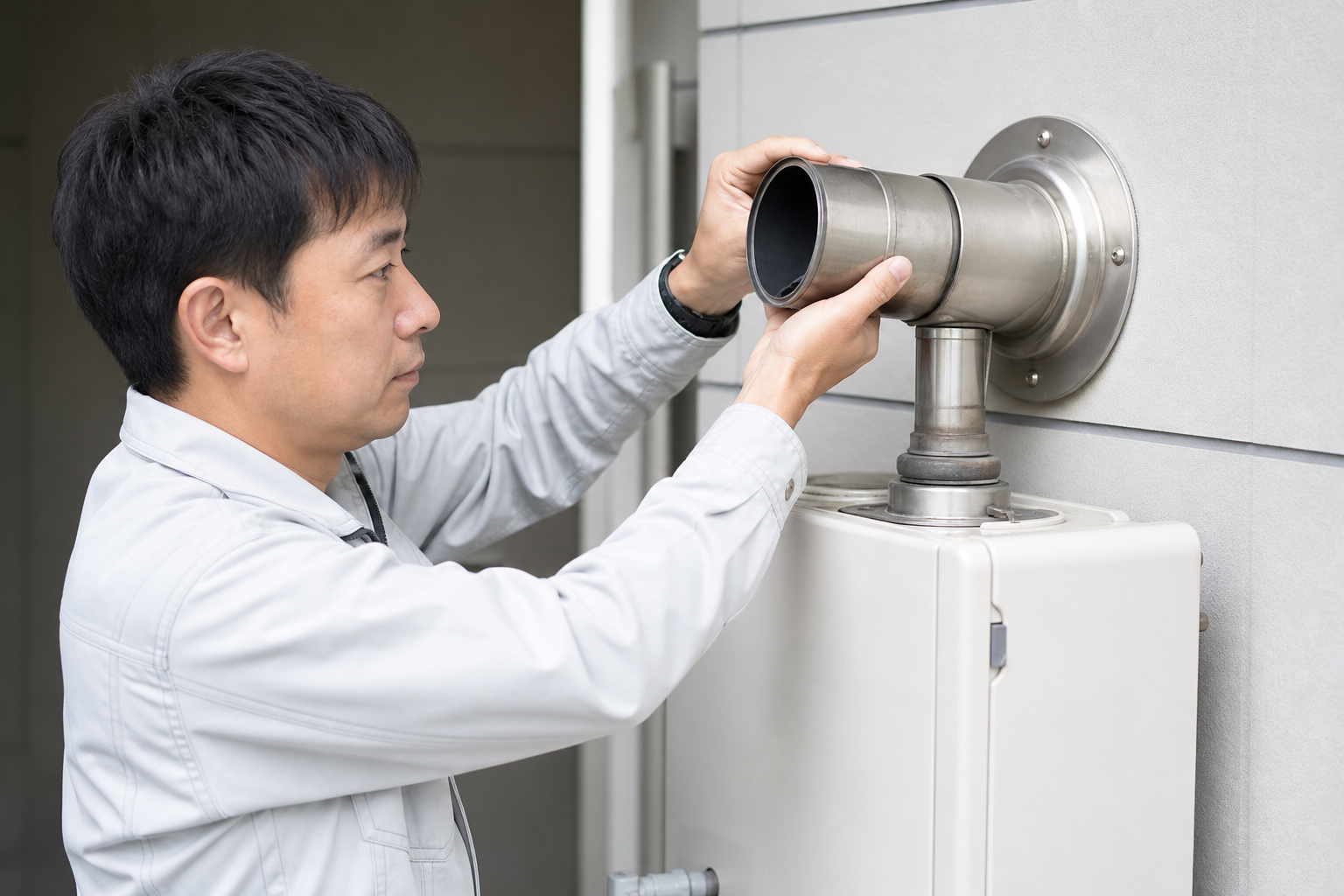 FF給湯器の排気筒の外し方って？