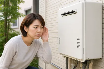 給湯器のカチカチ音って大丈夫？
