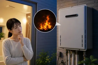 給湯器をつけっぱなしにすると火事になる？