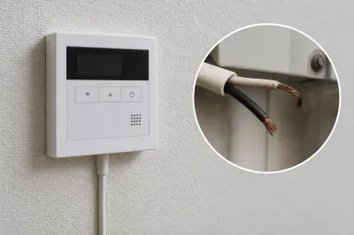 給湯器のリモコン線が断線しているかも？
