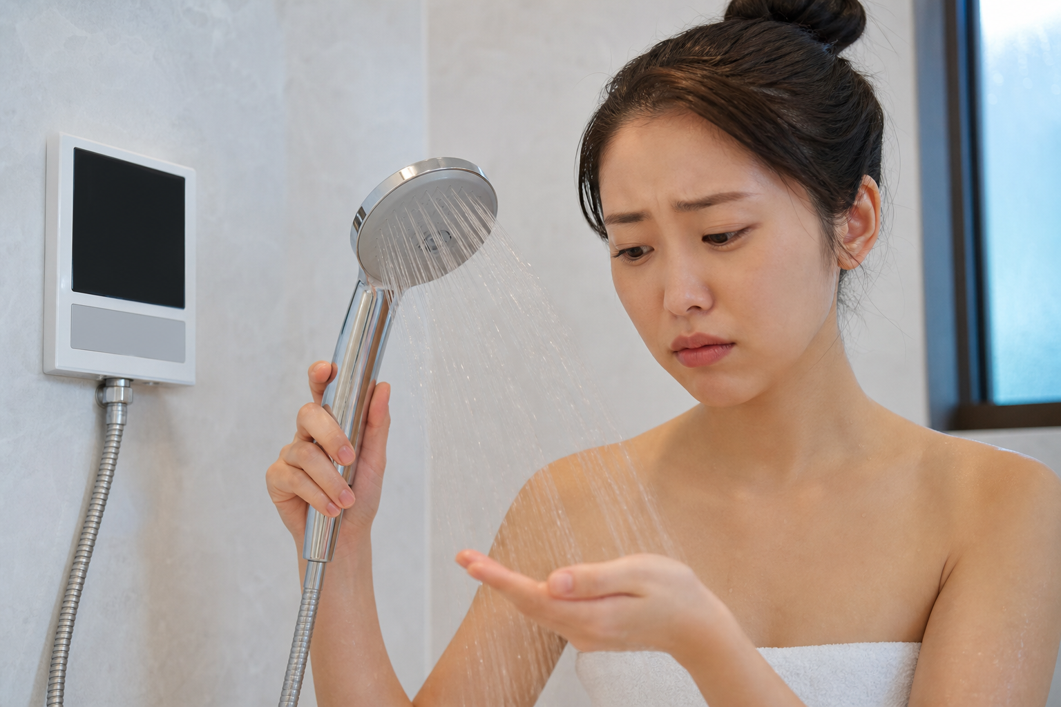 給湯器の設定温度よりぬるい冬、その原因と対策は?