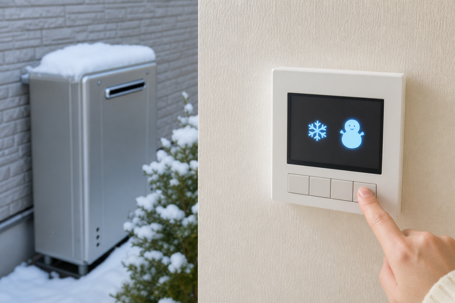 給湯器の雪マーク、電源は切っていいの？