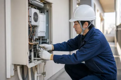 アパートの給湯器交換にかかる時間は？