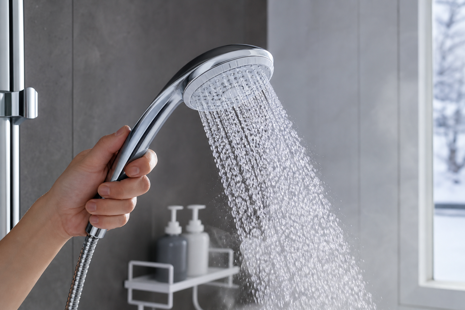 冬にシャワーのお湯だけ水圧が弱いのはなぜ？