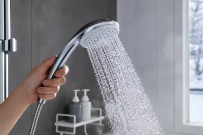 冬にシャワーのお湯だけ水圧が弱いのはなぜ？