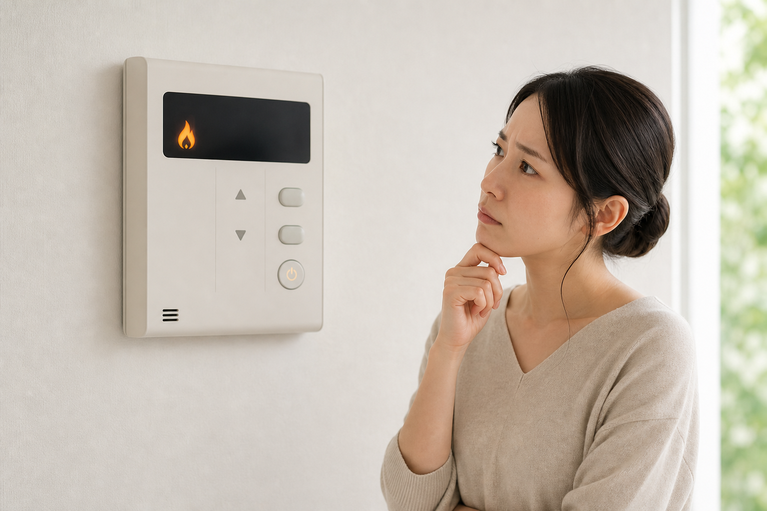 給湯器がずっと燃焼しているのは大丈夫？