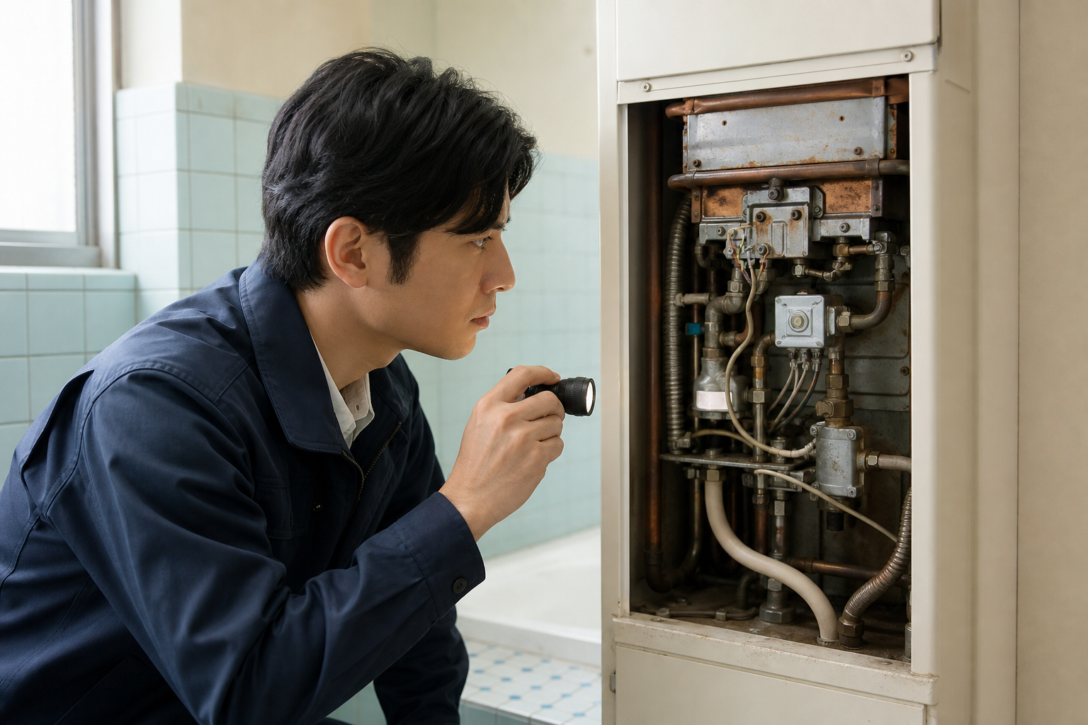 給湯器の口火って何？点火しないときの確認ポイント