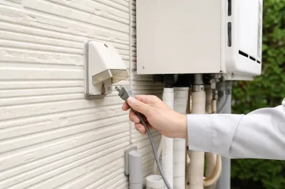 給湯器の水抜きで電源プラグはどうする？