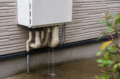 ガス給湯器の水漏れがポタポタ止まらない、大丈夫？