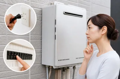 ガス給湯器の電源が入らないときどうすれば？