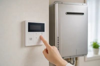 リンナイ給湯器のリセットボタンってどこにあるの？