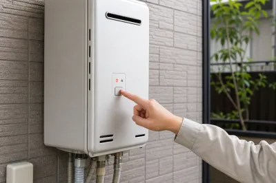 リンナイ給湯器の赤ランプを解除するには？