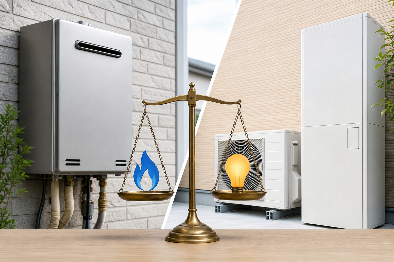 給湯器はガスと電気どちらが安い？