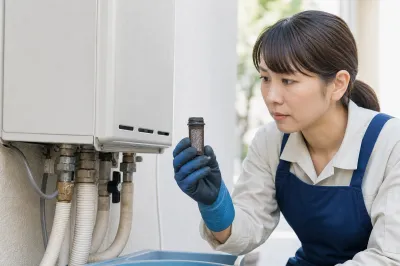 給湯器のストレーナー詰まりって自分で直せる？