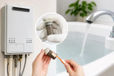 給湯器のストレーナー掃除って自分でできる？