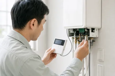 給湯器のリモコン線の接続方法って自分でできる？