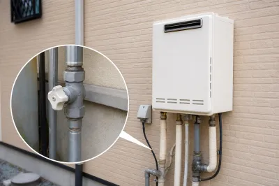 給湯器の給水元栓はどこにある？