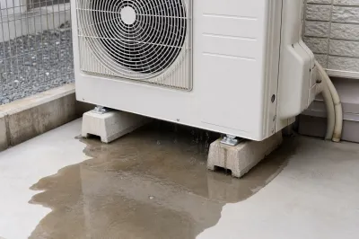 給湯器の室外機から水漏れしてる？