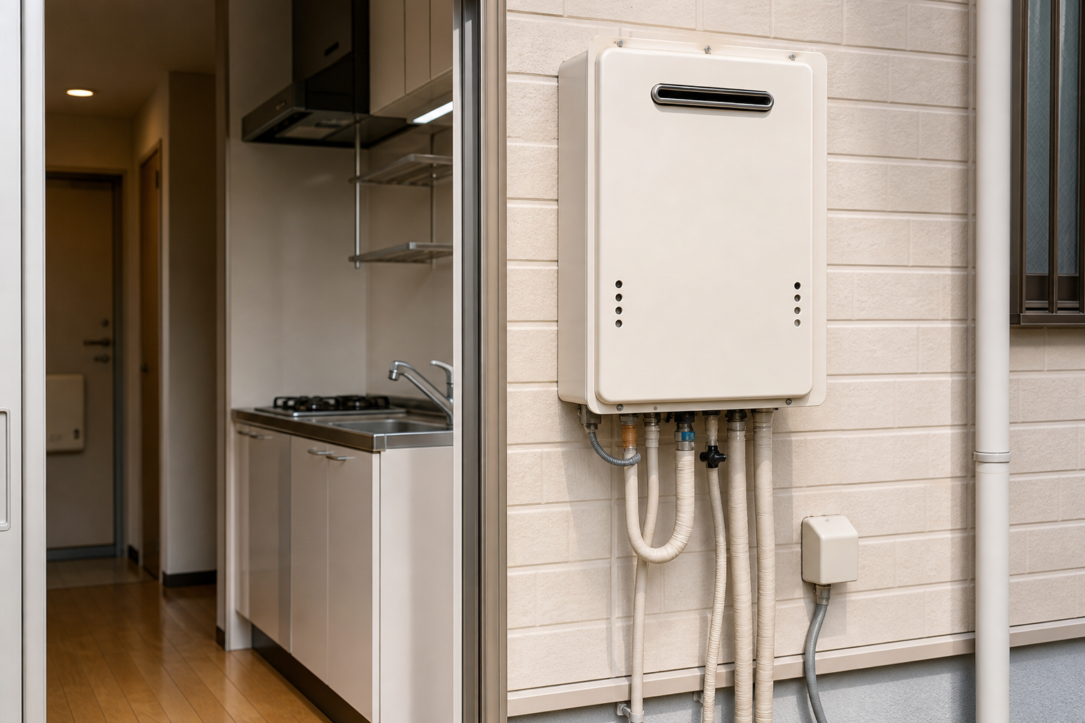 アパートの給湯器の電源ってどこにあるの？
