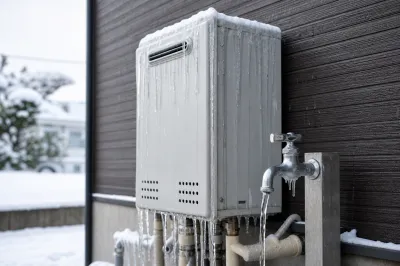 給湯器が凍結したのに水は出るのはなぜ？