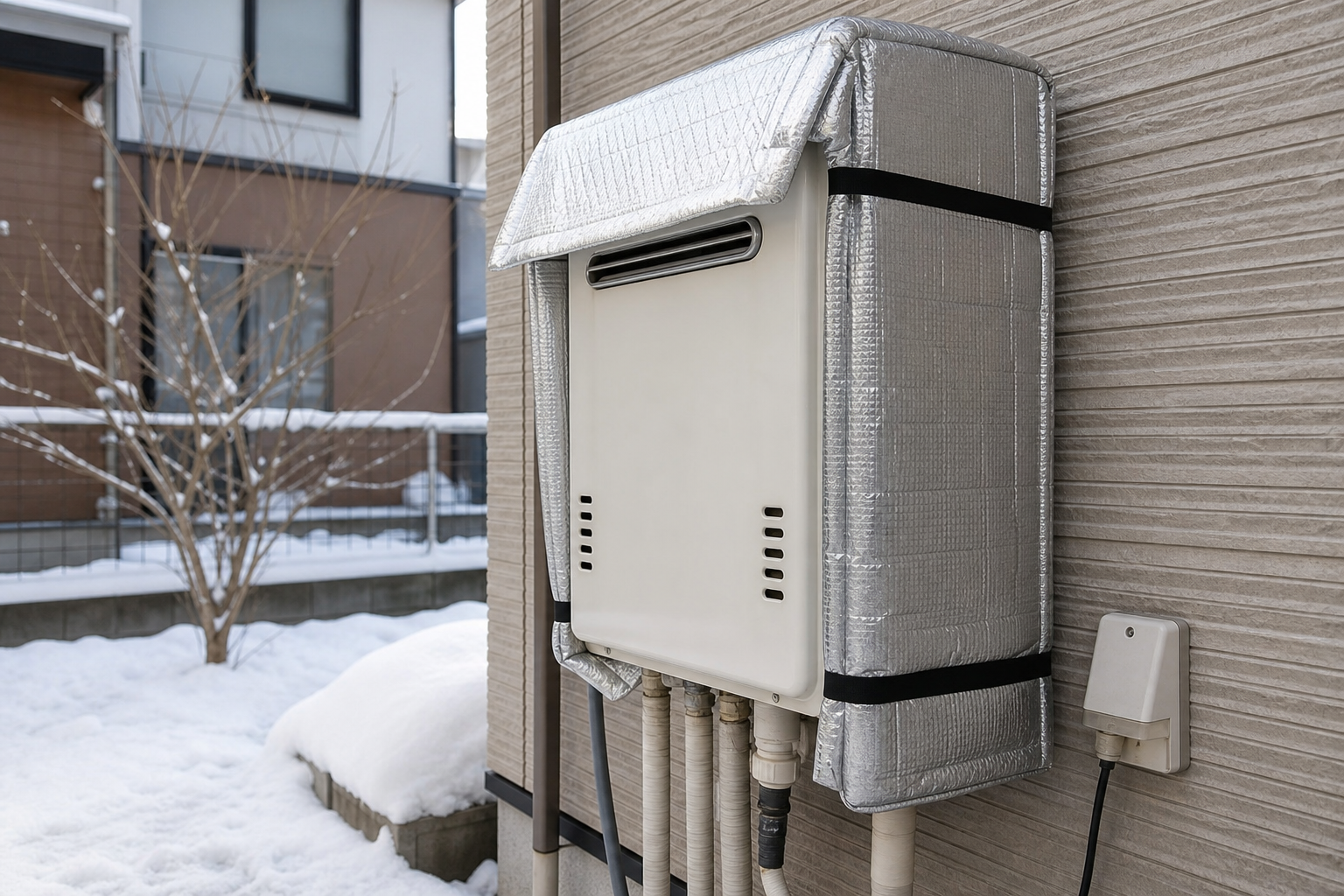 給湯器の凍結防止カバーはホームセンターで揃えられる？