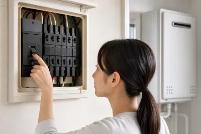 給湯器の漏電ブレーカーをリセットする方法って？