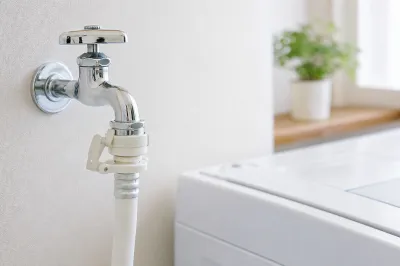 洗濯機の給水ホースのワンタッチ付け方って難しい？
