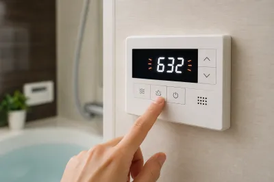 ノーリツ給湯器のリモコンが点滅して632が表示されたら？