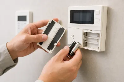 ノーリツ給湯器のリモコンを電池交換する方法は？