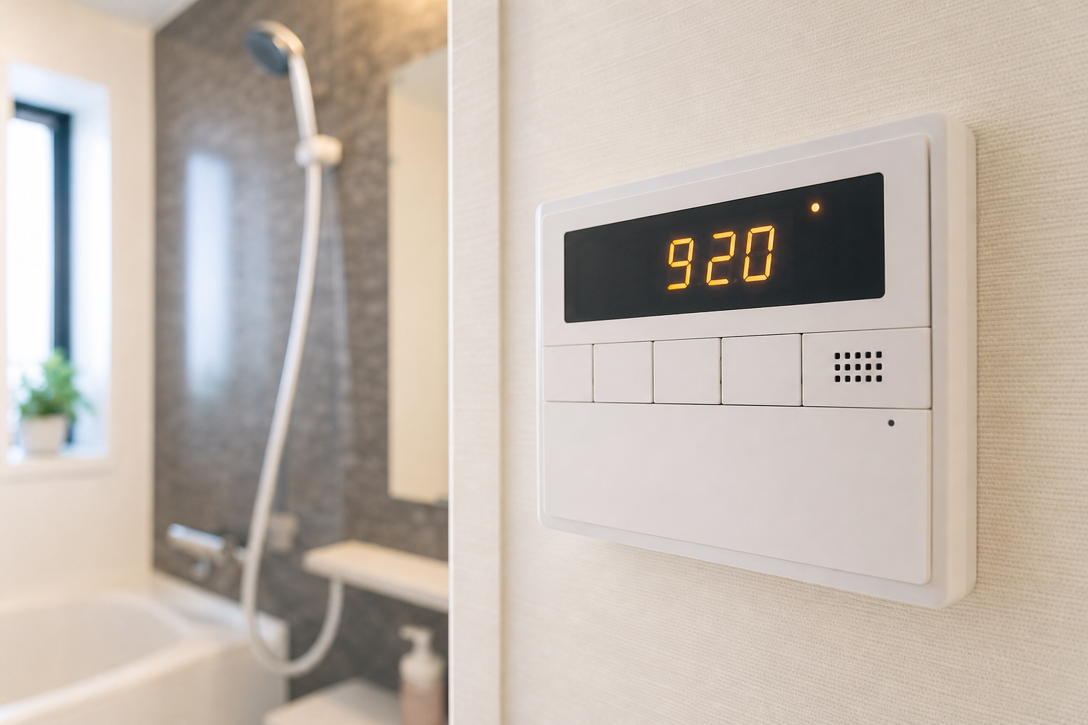 ノーリツ給湯器の時間が点滅して「920」って表示されてる?