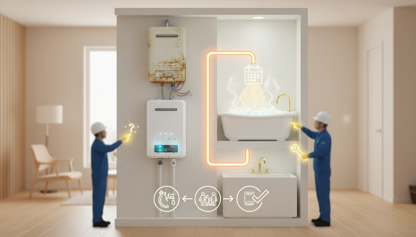 給湯器交換をスムーズに進めるためのポイント