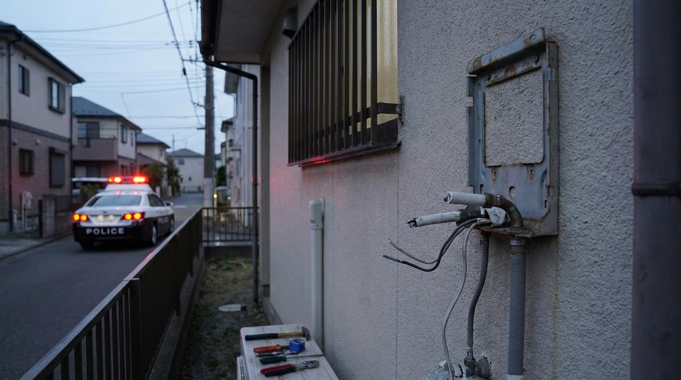 関東圏で多発する給湯器窃盗の具体例