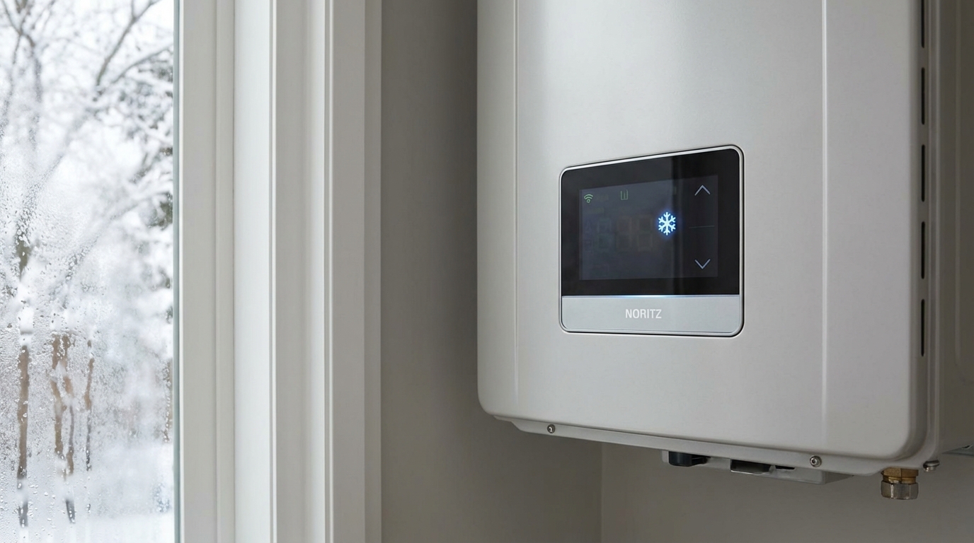ノーリツ給湯器の雪マークは凍結防止機能のサイン