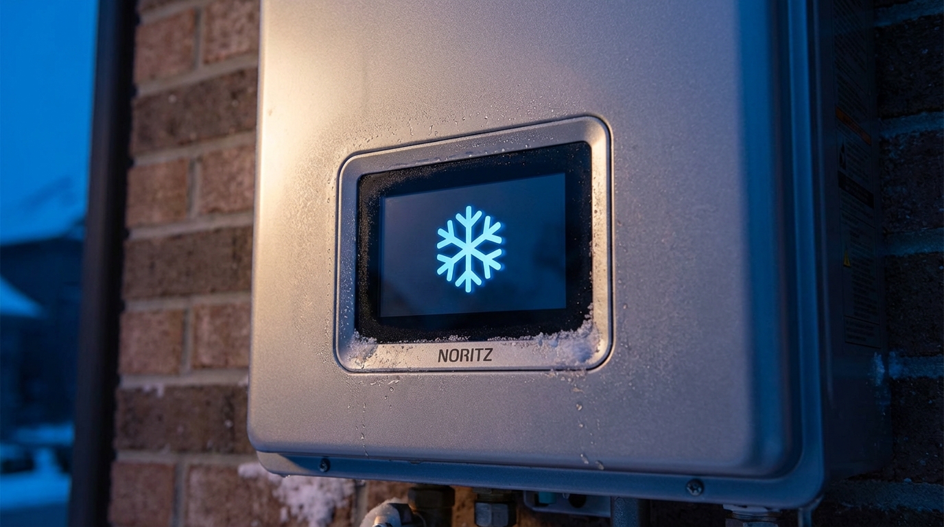 雪のマークは凍結防止運転のサインです