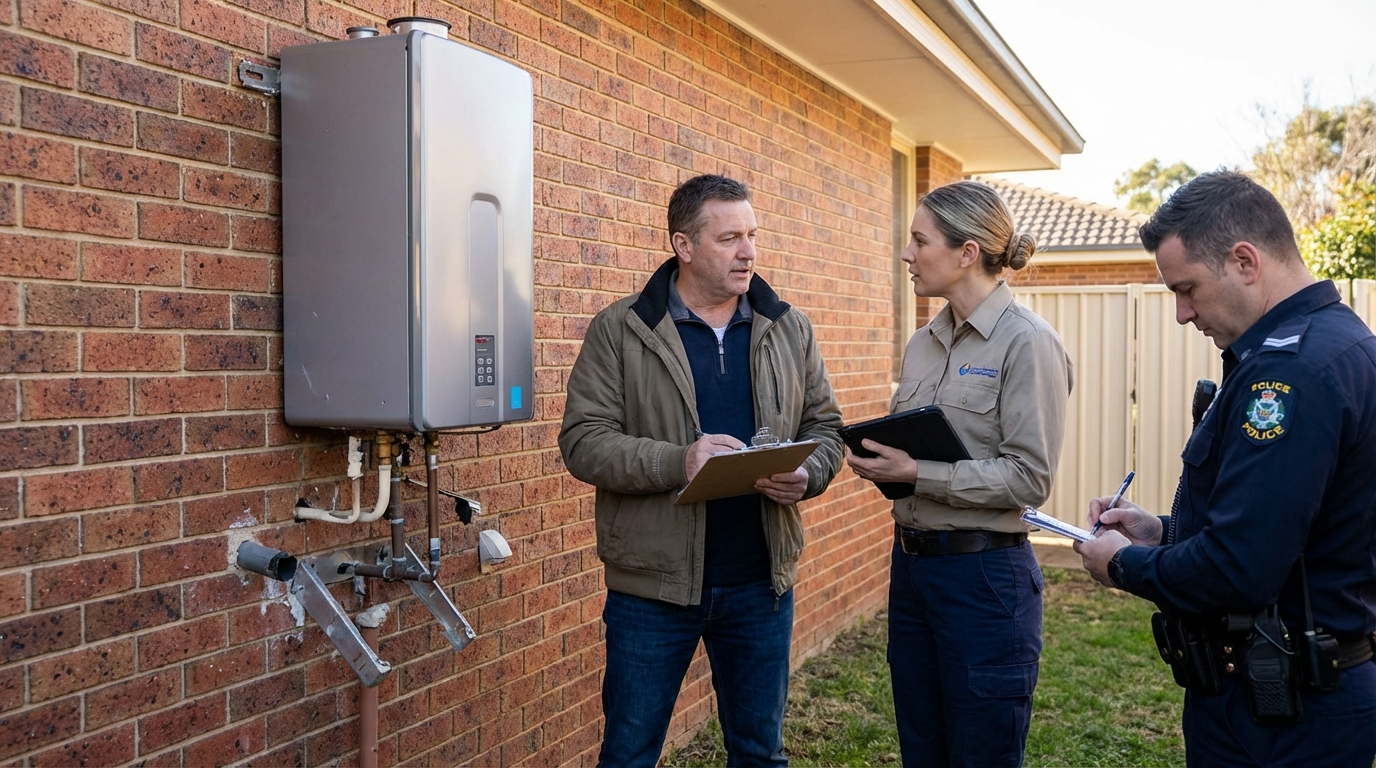 もし給湯器が盗まれたら：具体的な手続き方法