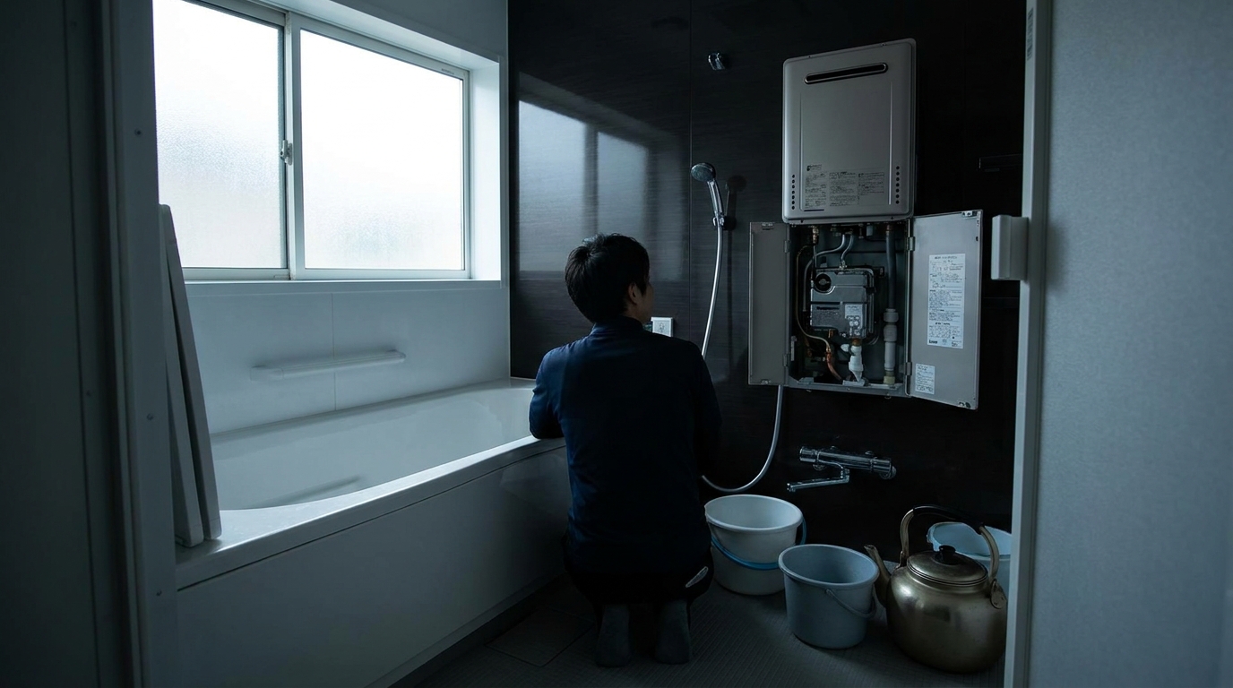 給湯器が壊れた時の対処法