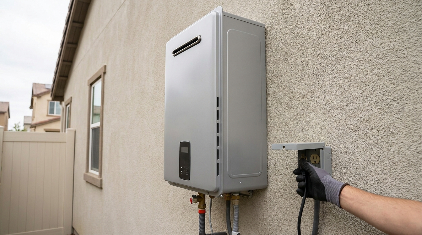 給湯器のコンセントが抜かれたらどうなるの？