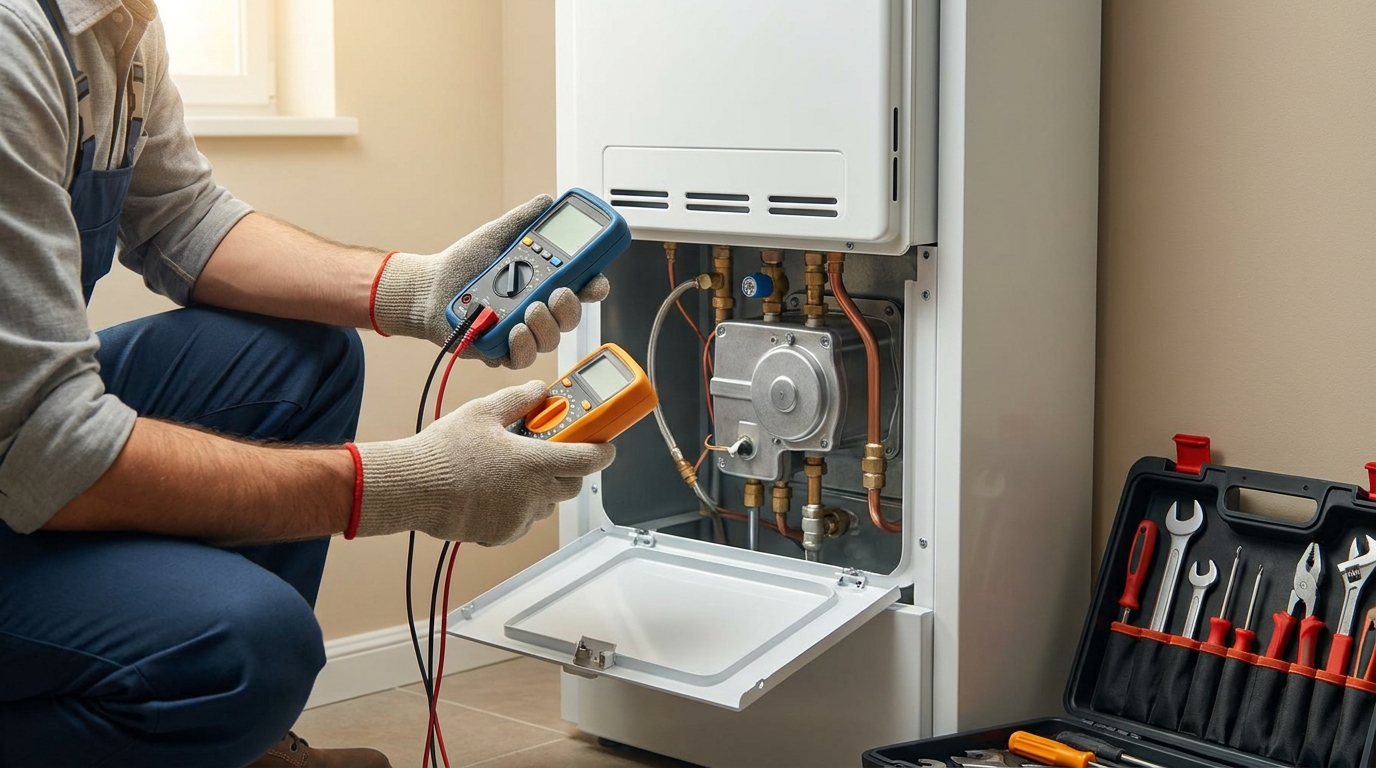 給湯器のインターロック解除は専門業者に依頼するのが基本です