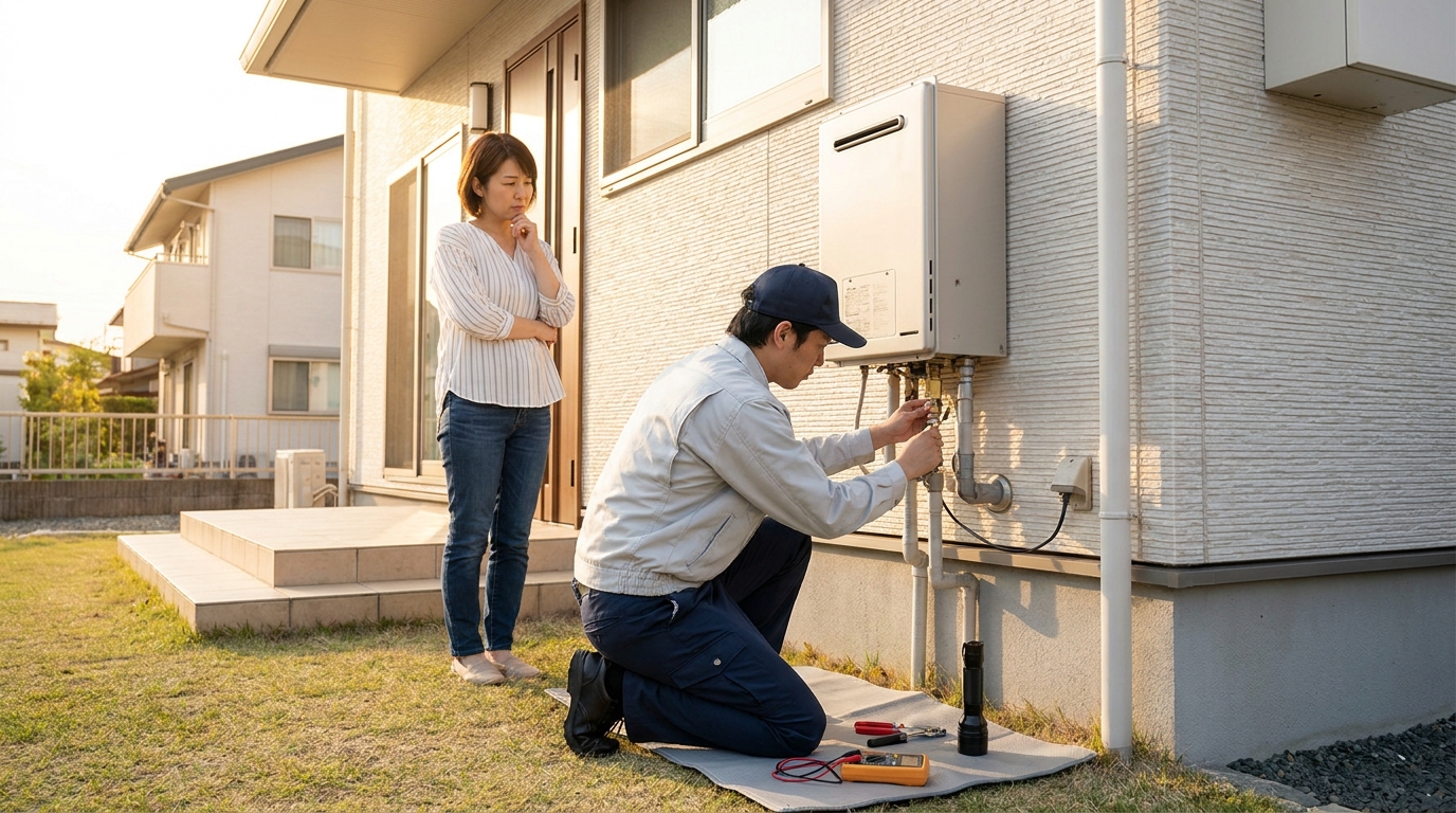 リプラス給湯器無料点検は注意が必要です