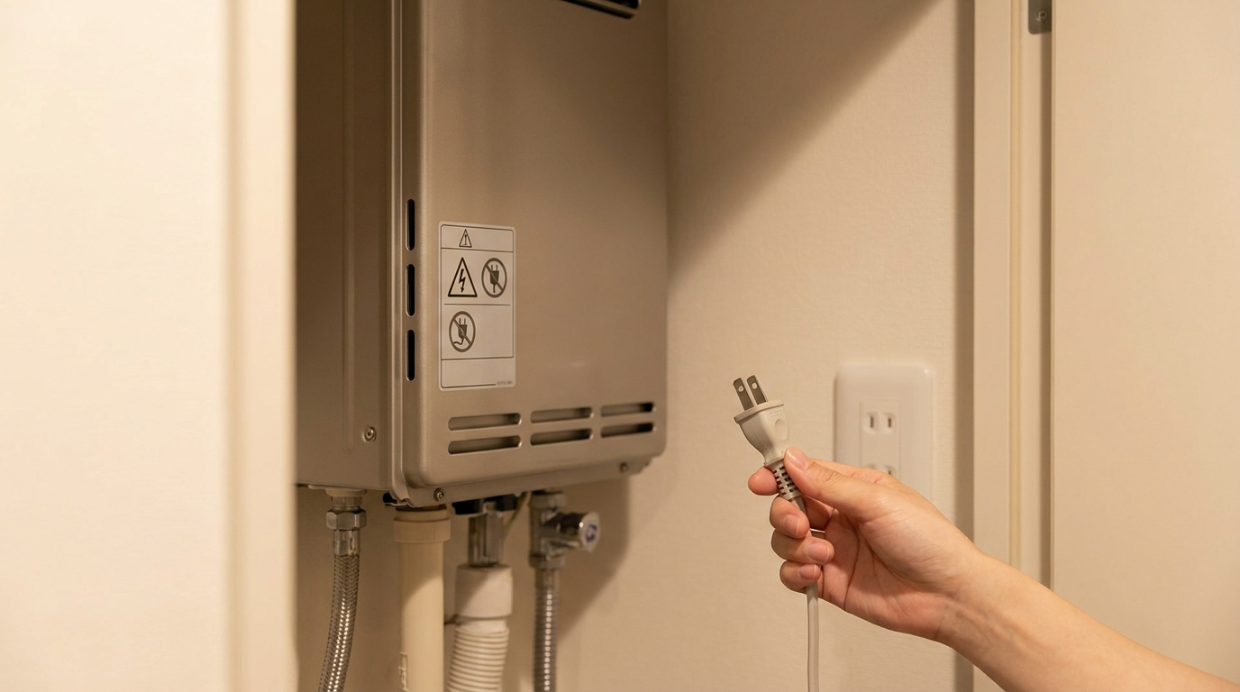 なぜ給湯器のコンセント抜き差しには注意が必要なのか