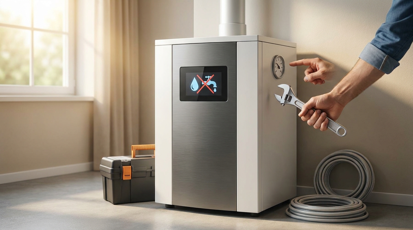 エラー543は暖房用の水不足を知らせるサイン