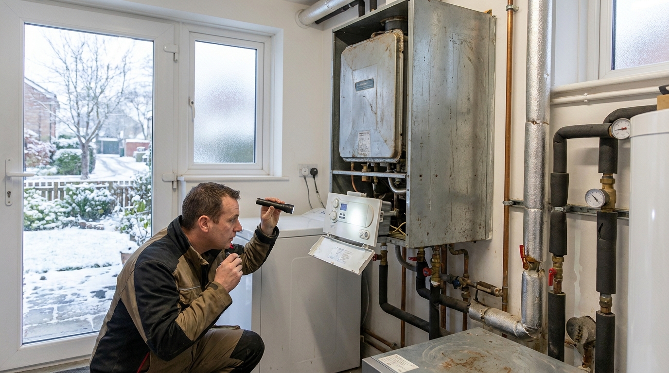 冬の給湯器の異音を軽減する方法