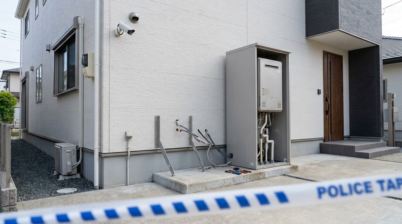 給湯器盗難の具体的な事例と状況