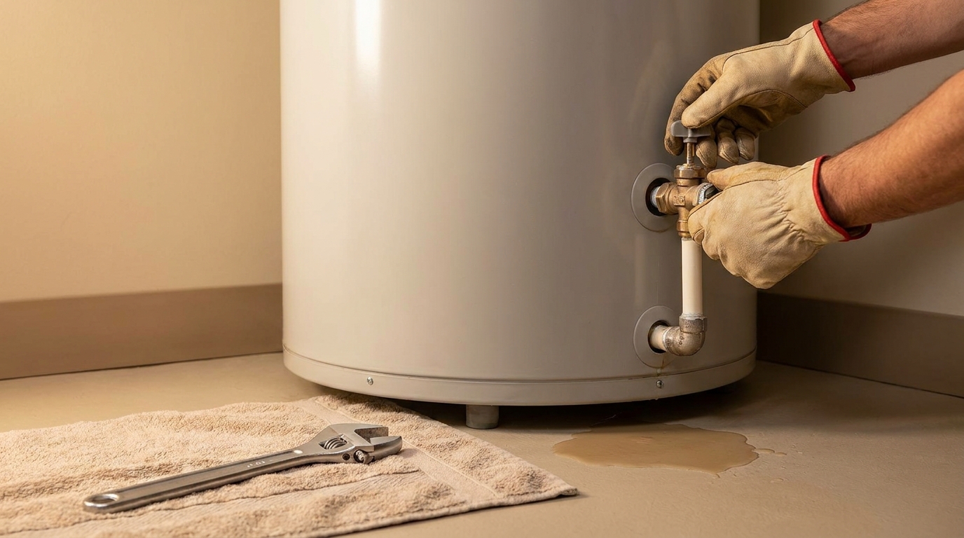 給湯器の水漏れ、自分で修理できるケースは限られています