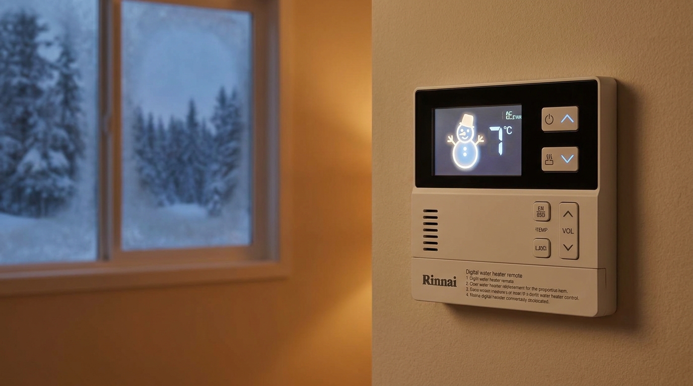 雪だるまマークは凍結防止機能が動いている合図です