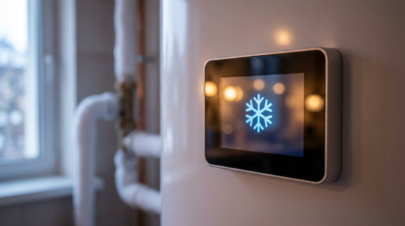 給湯器モニターの雪マークは凍結防止機能が作動中のサイン