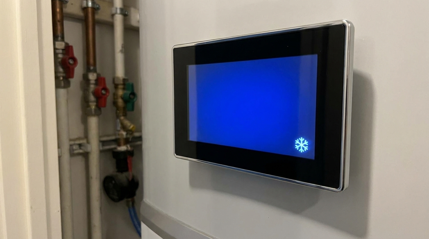 なぜ給湯器のモニターに雪マークが表示されるの？