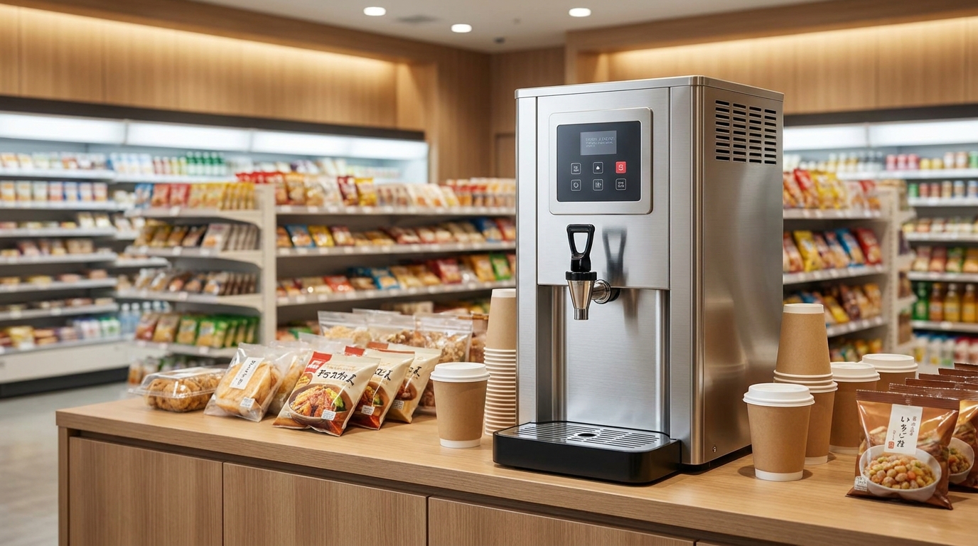 なぜコンビニに給湯器が設置されているのか