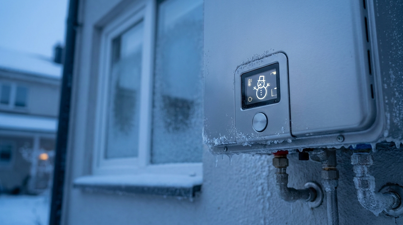 雪だるまマークは給湯器が正常に働いている証拠です