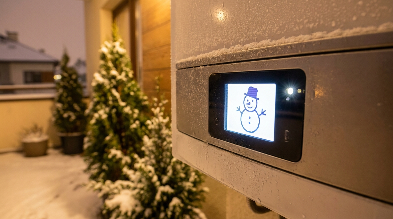 雪だるまマークは凍結予防機能が動いているサイン